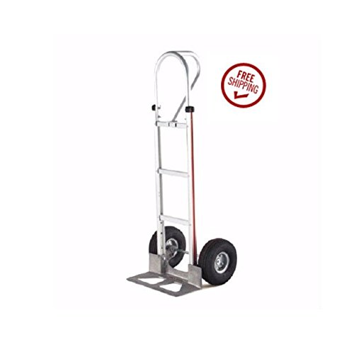 Magliner General Purpose Aluminum Modular Hand Truck with Vertical Loop Handle - Heavy Duty Utility Cart for Moving, Warehouse, and Delivery Use