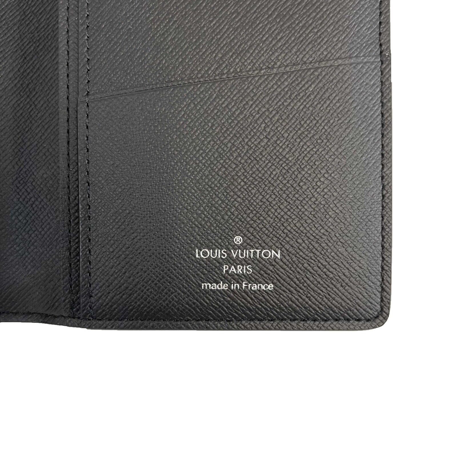 Louis Vuitton Monogram Eclipse Brazza Wallet for Men - Slim RFID Blocking Bifold Leather Wallet - Perfect for Business & Travel