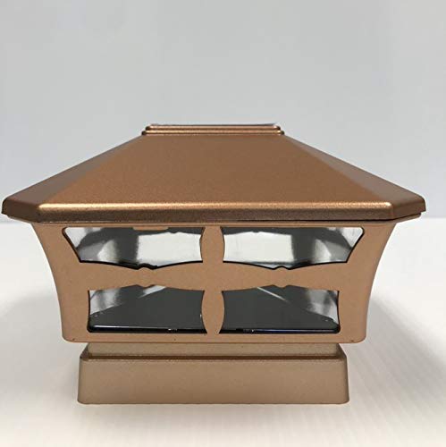 10 Pack Solar Powered Copper LED Outdoor Garden Lights - 4