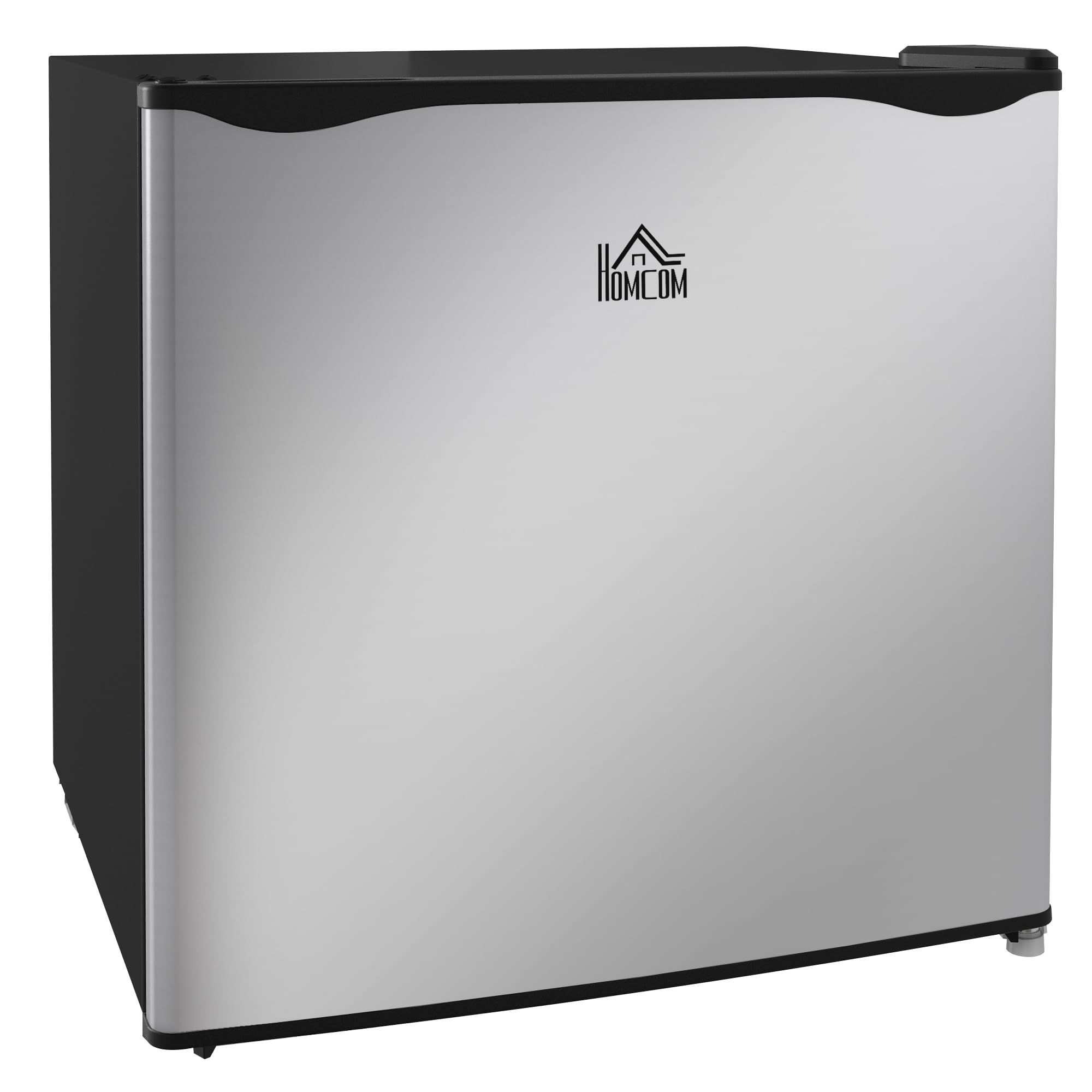 1.1 Cu. Ft Mini Freezer - Compact Upright Freezer with Adjustable Temperature, Removable Shelf & Reversible Door - Energy Efficient Stand Up Freezer for Bedroom, Office, Dorm - Perfect for Storing Food, Drinks & Ice Cream (Silver)