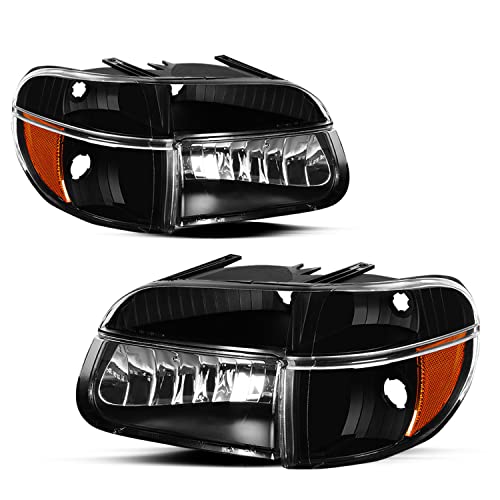 Black Housing with Amber Reflector