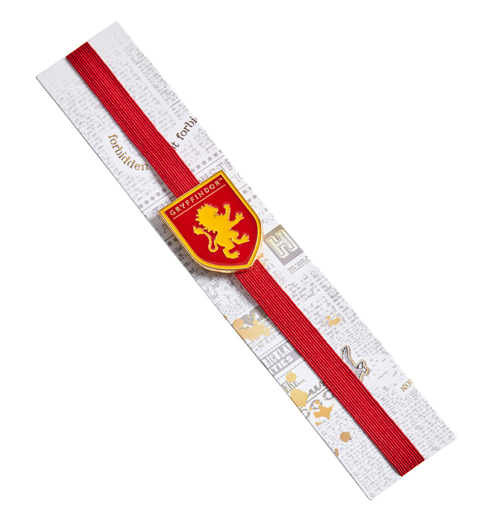 Harry Potter Gryffindor Enamel Charm Bookmark - Collectible Metal Bookmark for Fans - Perfect for Reading, Gifts, and Harry Potter Merchandise Collection