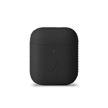 Premium AirPods Curve Protective Case (Black) - Durable & Slim Fit Cover for AirPods 1/2/3 - Perfect for Gym, Travel & Everyday Use
