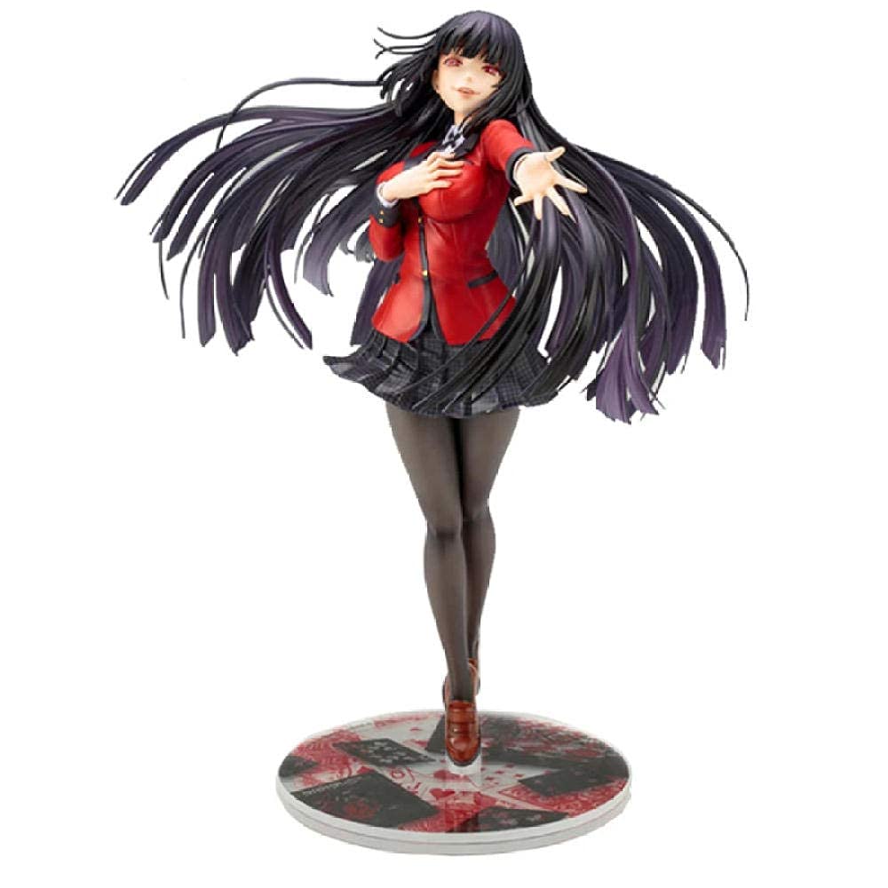 Kakegurui Yumeko Jabami 1/8 Scale Anime Action Figure - Collectible Model Toy for Adults & Fans - Perfect for Display, Cosplay Props, and Anime Gift Giving