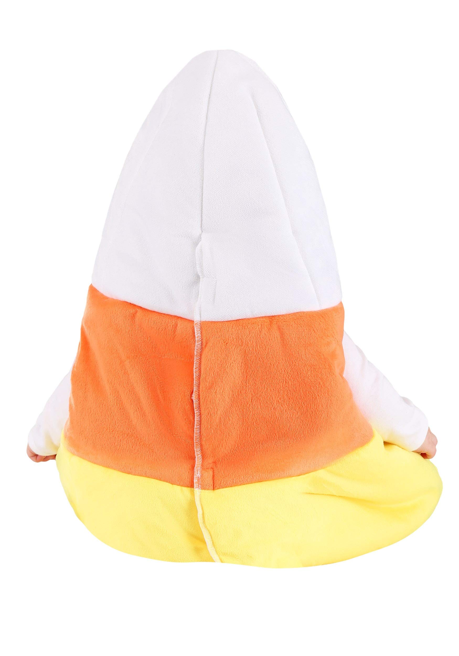 Adorable Infant Candy Corn Costume - Soft Minky Fabric Tunic with Festive Halloween Design | Perfect for Halloween Parties, Trick-or-Treating & Photo Shoots