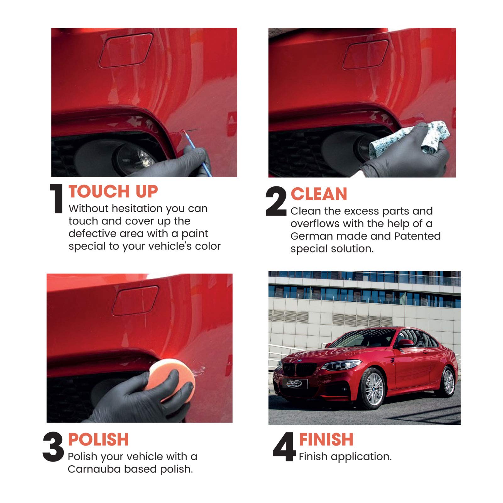 Toyota Touch Up Paint - 086 Luxury White Pearl - Exact Match Automotive Scratch Repair Kit for Cars, SUVs, Trucks - Perfect for Door Dings, Rock Chips & Minor Paint Damage
