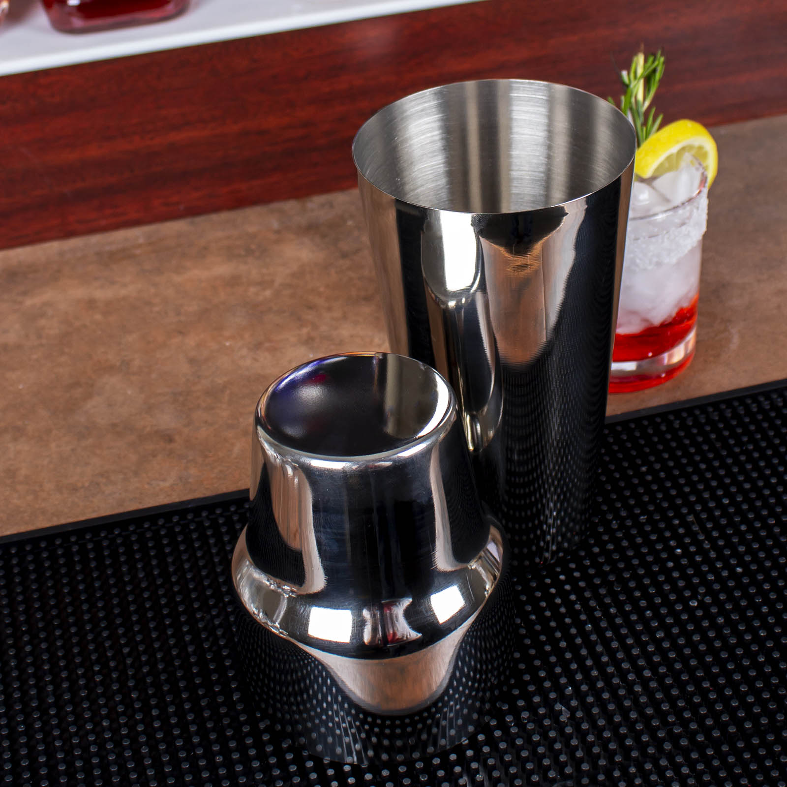 Premium 2-Piece Cocktail Shaker Set with Wide Cap - 30 oz (900ml) Bar Mixing Tool for Home Bartending, Parties & Professional Use
