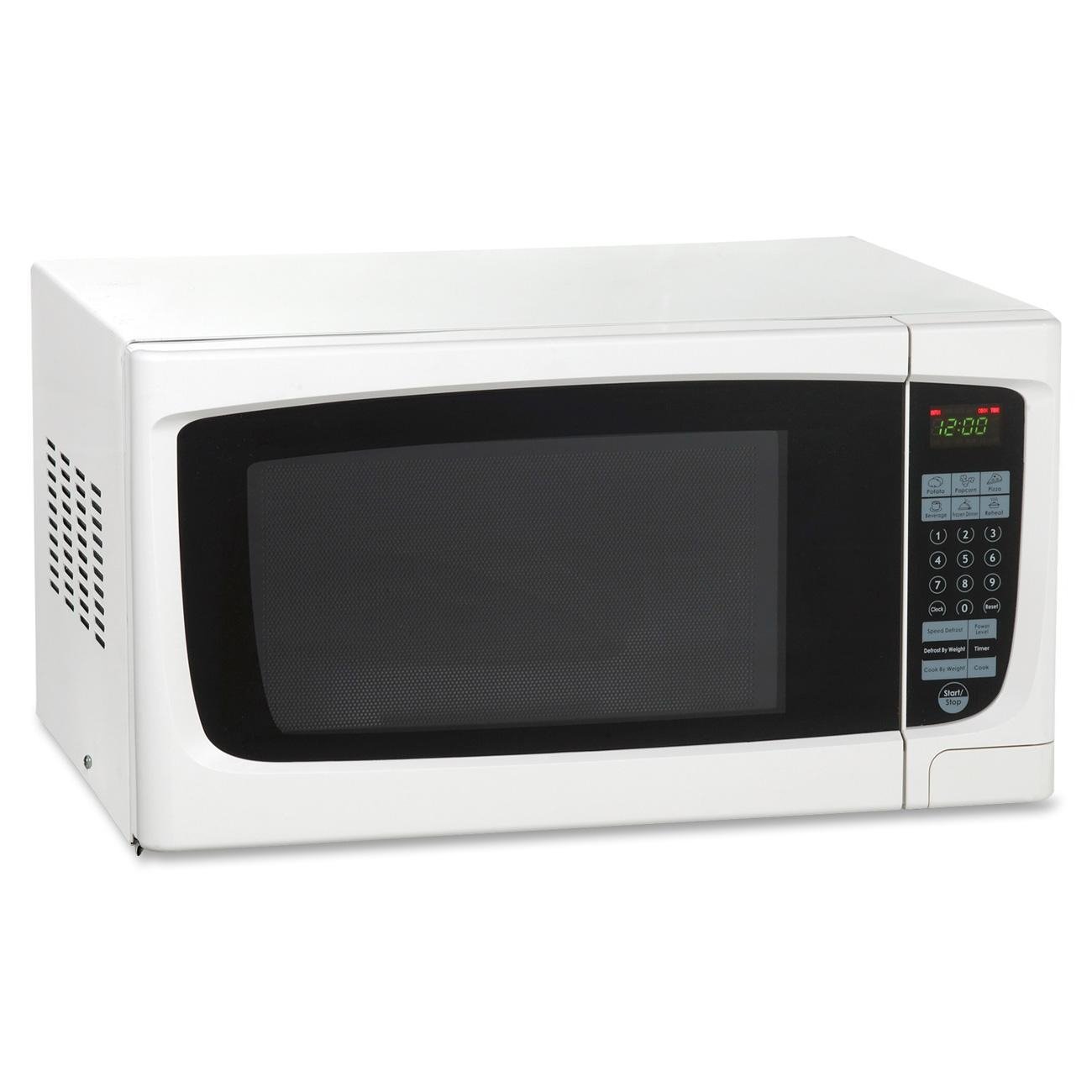 Avanti 1.4 Cu Ft White Electronic Microwave with Touch Pad - Perfect for Small Kitchens, Dorms & Office Break Rooms
