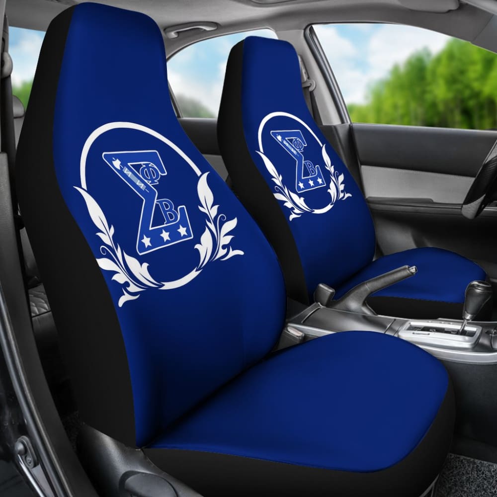 Phi Beta Sigma Fraternity Car Seat Covers for African American - Premium Custom Fit Auto Accessories | Perfect for College Students, Greek Life Events & Brotherhood Rides