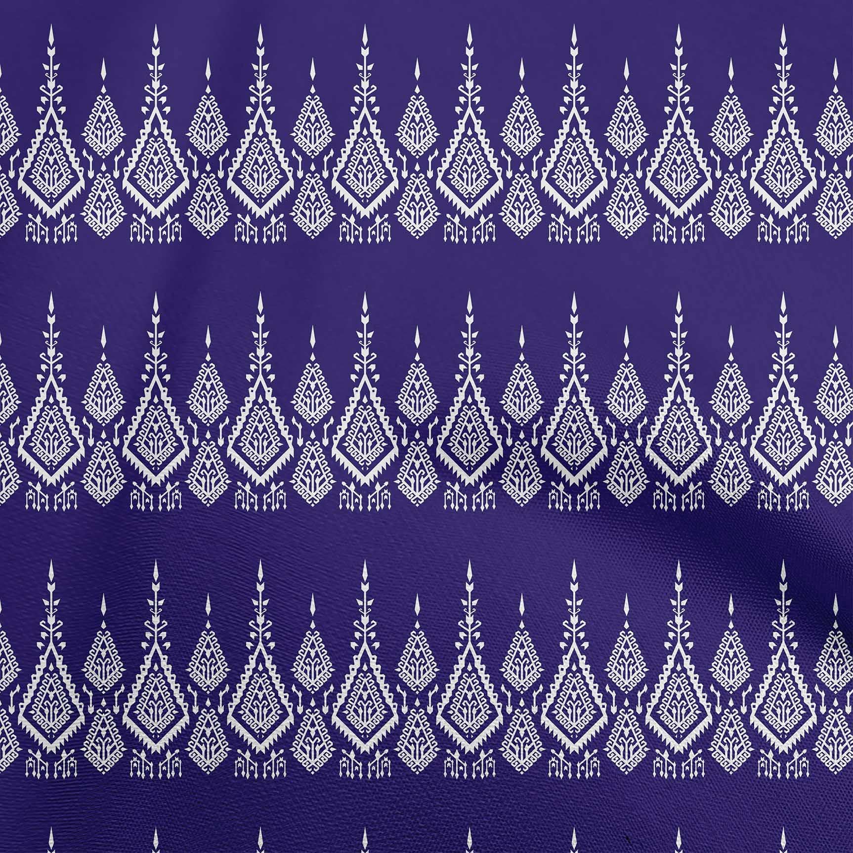 Premium Dark Blue Polyester Spandex Fabric - 56