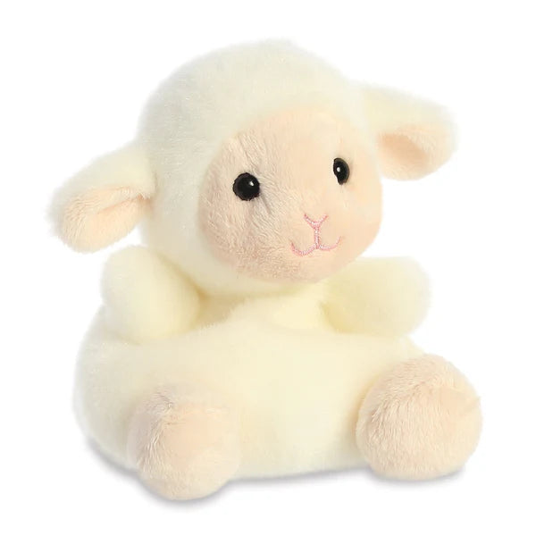 Palm Pals Woolly Lamb Plush Toy - Soft & Cuddly Stuffed Animal for Kids, Perfect for Gifts, Nursery Decor & Comforting Sleep Companions