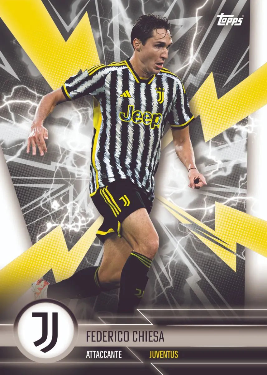 Official Topps Juventus 23/24 Fan Set - Collectible Soccer Trading Cards for Fans & Gift Ideas - Perfect for Match Days, Collections, and Sports Memorabilia Displays