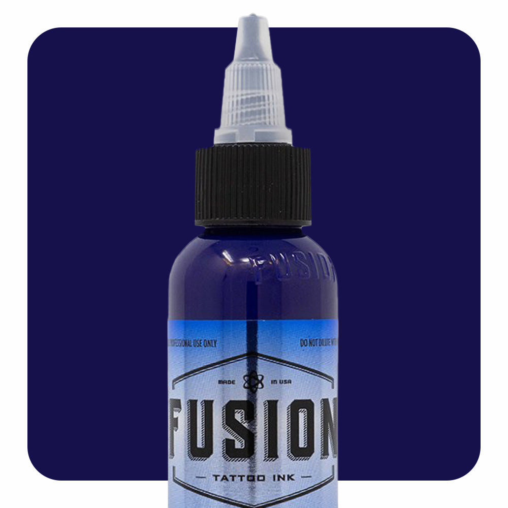 Premium Gradient Blue 4-Pack Tattoo Ink Set (1oz Each) - Professional Fusion Ink for Tattoo Artists - Perfect for Sleeves, Cover-Ups & Detailed Work