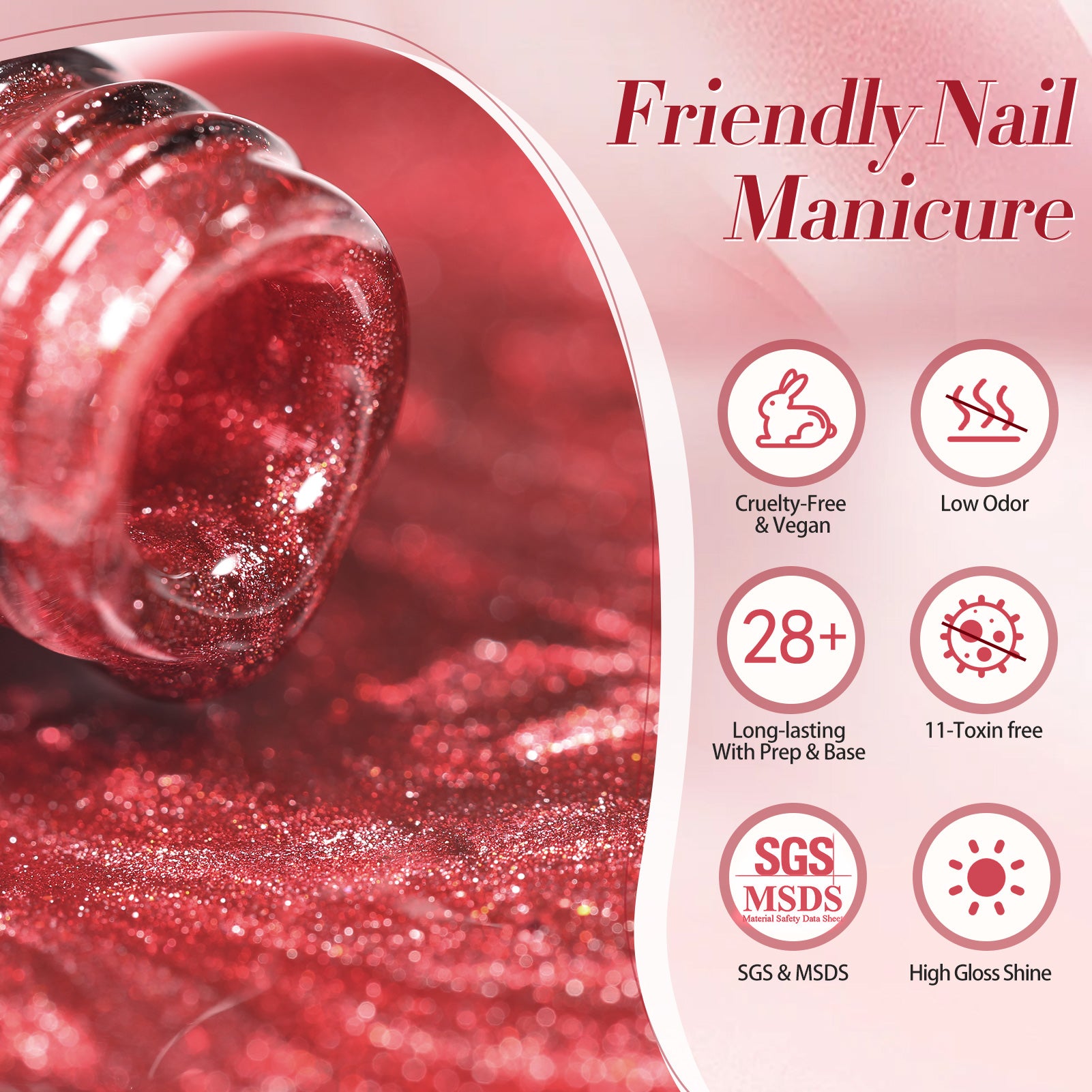 Cat Magnetic Gel Polish - Amber Mocha #02 (5ml) - Long Lasting Nail Art Gel for DIY Manicures at Home or Salon Use