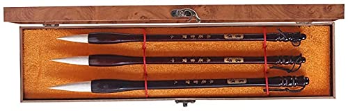 Premium Chinese Calligraphy Brush Set - Goat Hair Calligraphy Pens for Beginners & Professionals | Watercolor Drawing, Kanji Writing, Traditional Asian Art Supplies | Perfect for Home Studio, Classroom & Gift Giving