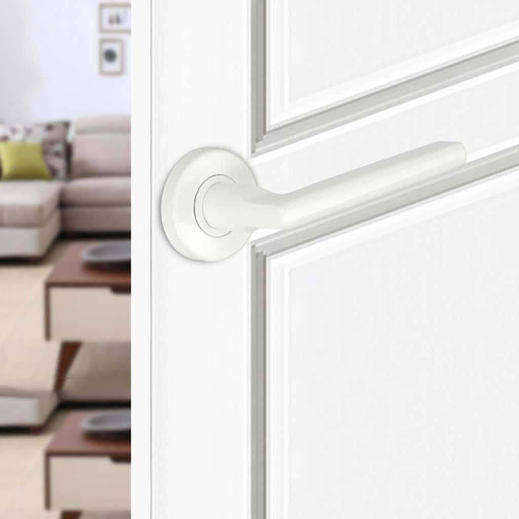 Black & Gold Door Handles - Interior & Exterior Pulls for Home & Office (Color: White)