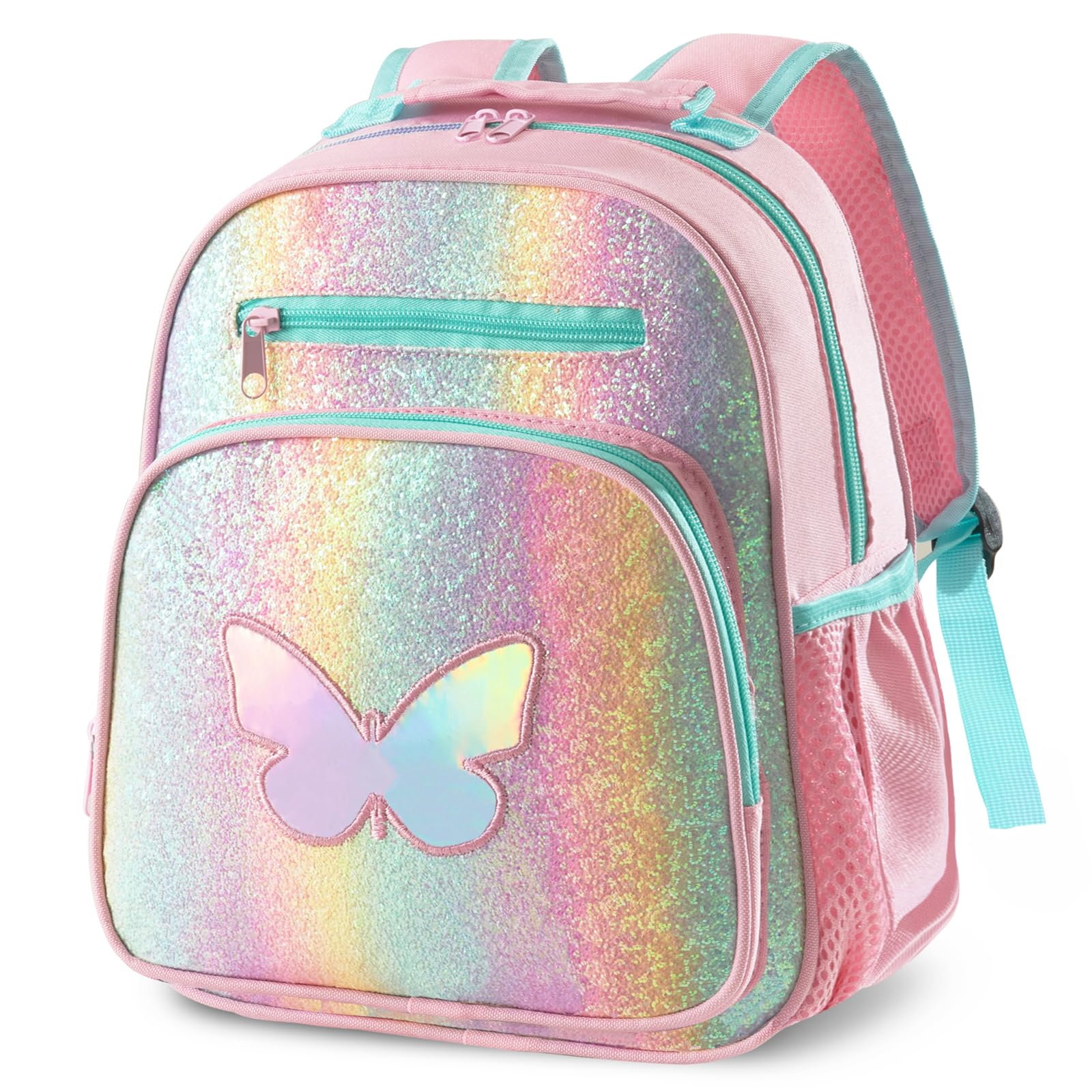 Adorable Toddler Backpack for Girls & Boys Age 2-6 | Cute Butterfly Design Kids Backpack with Adjustable Chest Strap | Perfect for Kindergarten, Preschool & Daycare Adventures
