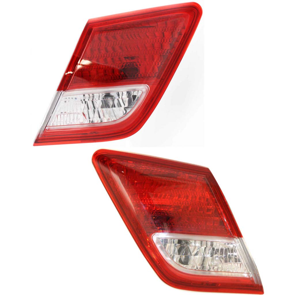 2007-2009 Toyota Camry Tail Light Assembly - DOT Certified LED Brake Lights with Bulbs (Driver & Passenger Side) | Replaces TO2818132 TO2819132 | Perfect for Night Driving & Enhanced Vehicle Safety