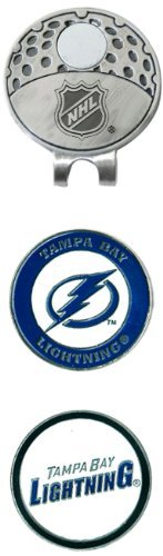 Team Golf NHL Golf Cap Clip with 2 Removable Double-Sided Enamel Magnetic Ball Markers - Easy Hat Attachment for Golfers & Sports Fans - Perfect for Golf Courses, Games & Outdoor Activities