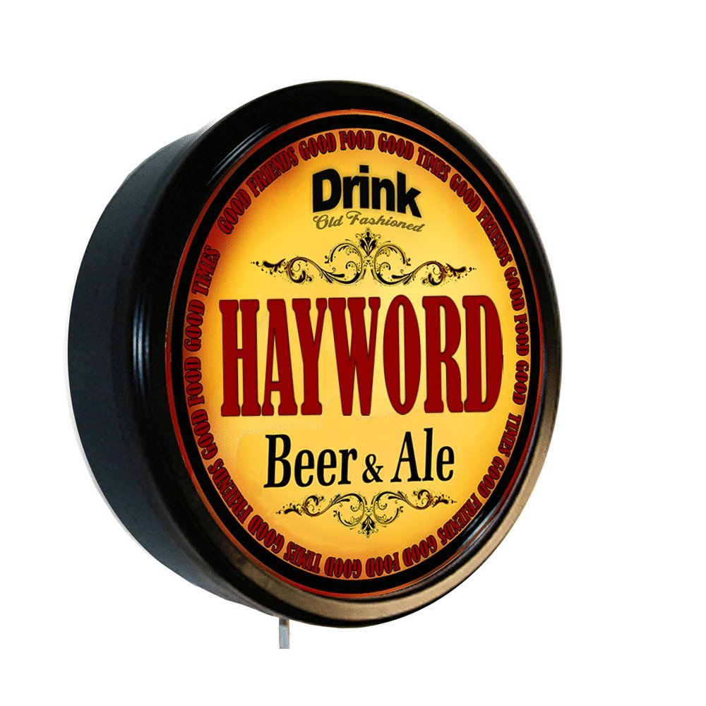 Vintage Goldenoldiesclocks HAYWORD Beer & Ale Cerveza Neon Lighted Wall Sign - Perfect for Bar, Pub, Man Cave & Home Decor