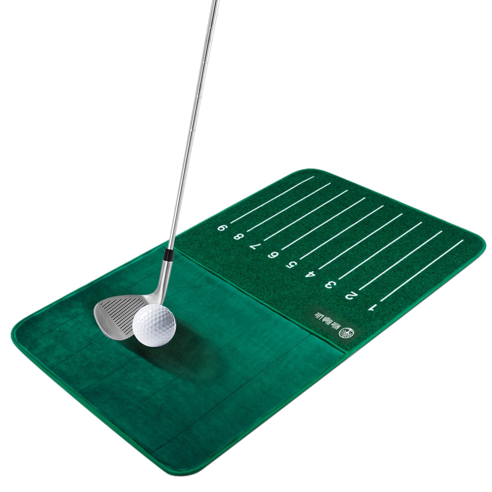 Premium Golf Training Mat - 3 Turf Designs for Fairway, Rough & Green | Durable Golf Hitting Practice Mat for Indoor/Outdoor Use | Perfect for Home, Office & Driving Range Practice