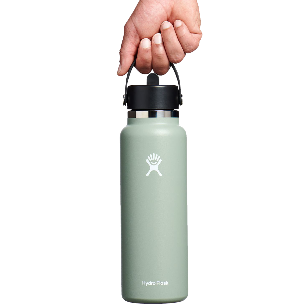 32 oz Wide Mouth Water Bottle with Flex Straw Lid - Leak Proof, BPA Free, Ideal for Gym, Hiking & Outdoor Activities