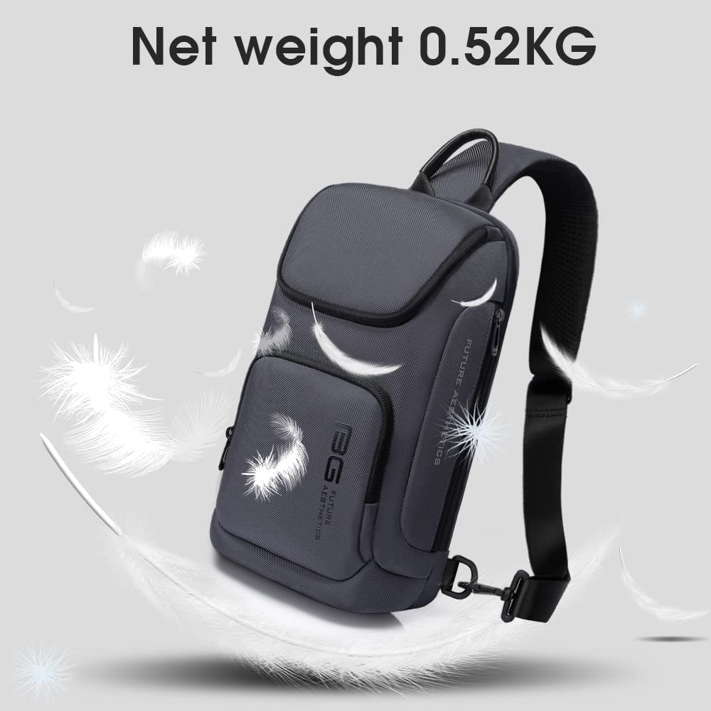 BANGE Sling Bag for Men & Women - Durable Crossbody Shoulder Backpack for Travel, Gym & Everyday Use | Water-Resistant & Lightweight