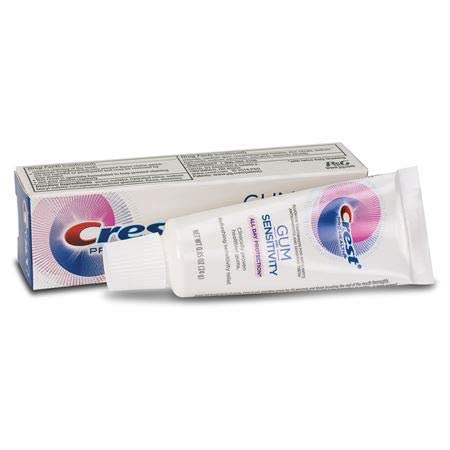 Crest Pro Health Gum and Sensitivity Toothpaste for Sensitive Teeth - Soft Mint Flavor, Travel Size 0.85 oz (24g) - Pack of 8 | Gentle Whitening & Cavity Protection | Perfect for Travel, Office & Daily Oral Care