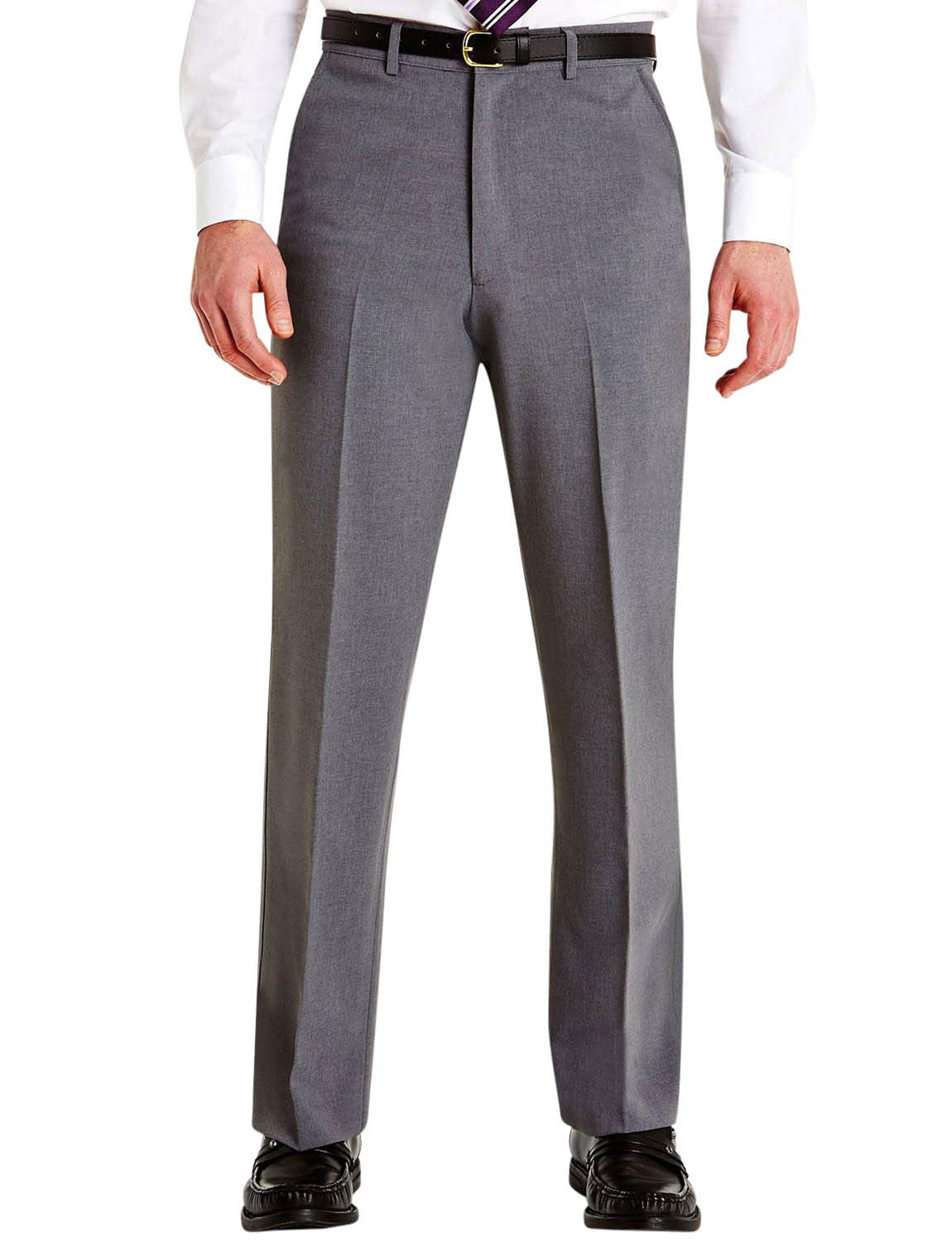 Classic Men's Dress Pants with Slant Pockets - Formal Office Wear & Business Attire for Professional Men