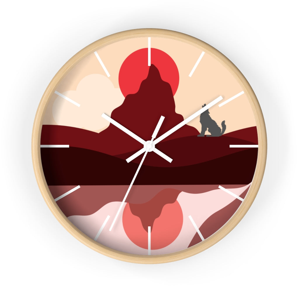 Stylish Southwest Midwest Wall Clock - Rustic Decor for Living Room, Kitchen & Office - Perfect for Home & Office Decor