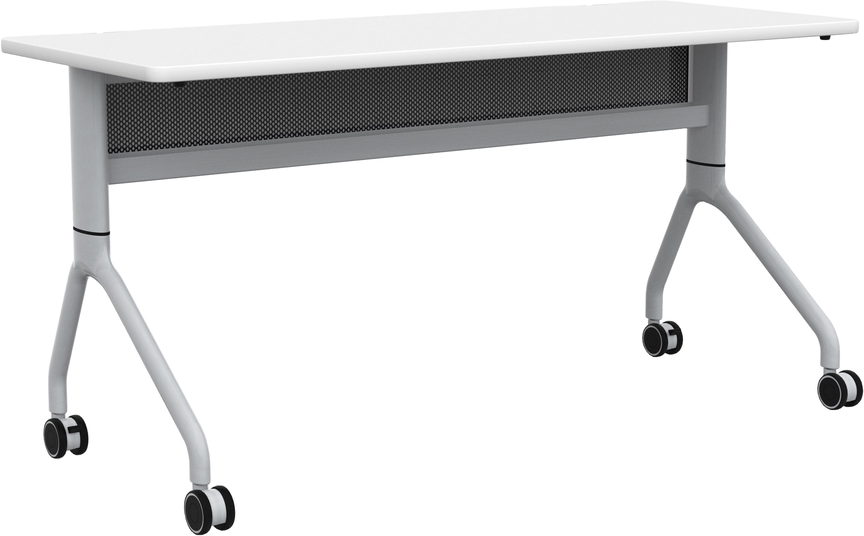 Safco Rumba 60 x 24 Inch Flip Nesting Table - Space-Saving Office & Home Furniture for Meetings, Dining, or Workspace [RBA6024FL]