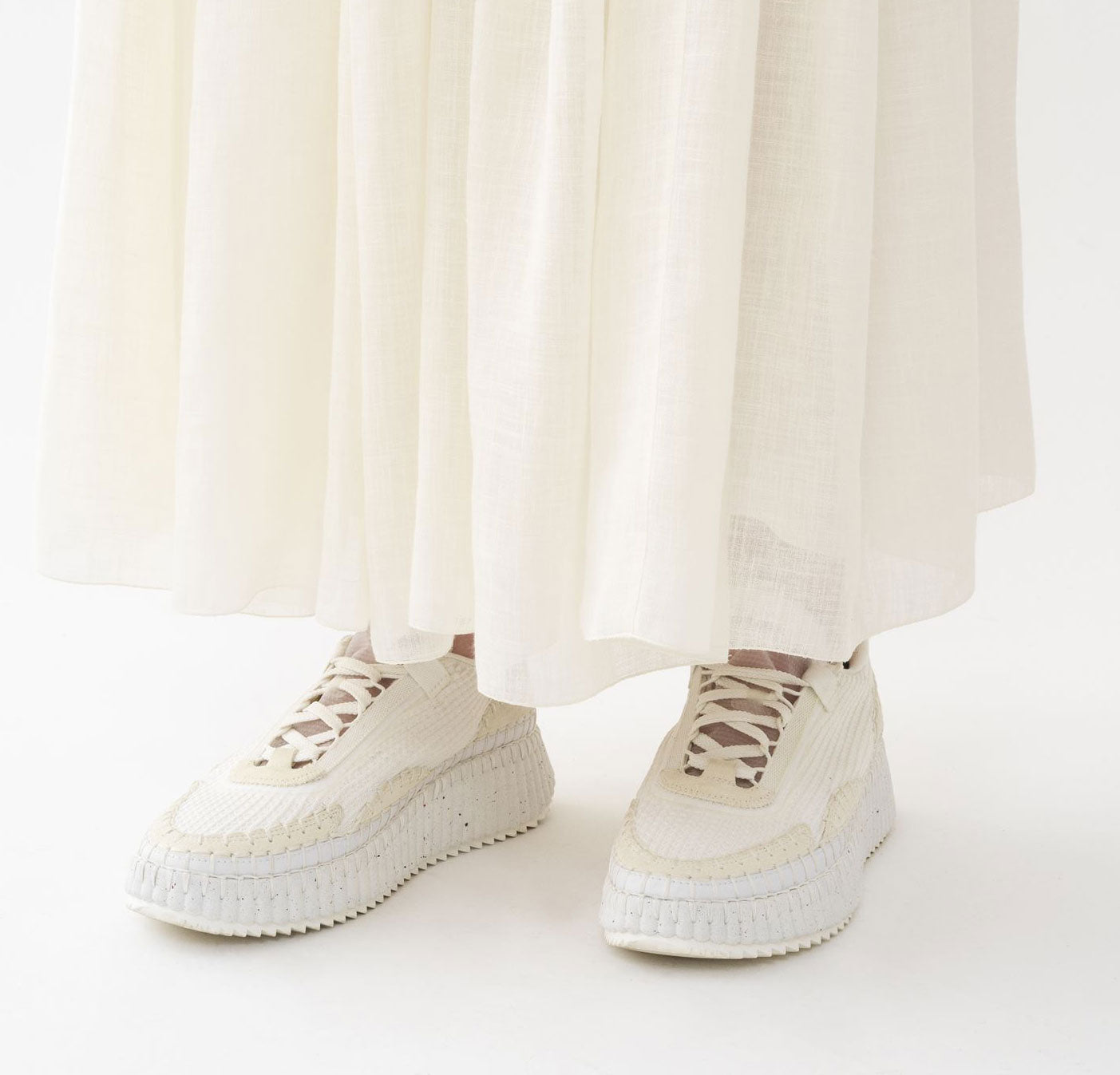 Nama White Sneakers for Women - Comfortable Casual Walking Shoes for Everyday Wear | Perfect for Running, Gym, Travel & Street Style