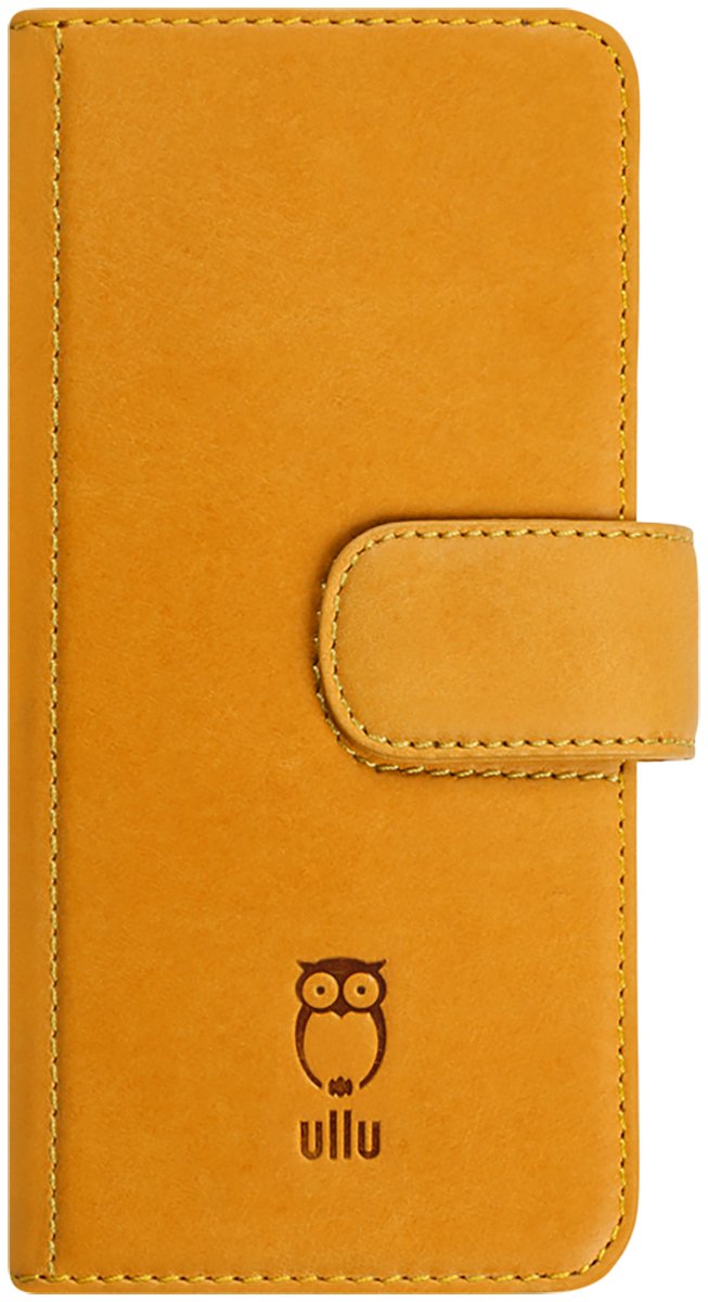 Ullu Piggyback Cell Phone Case for iPhone 6 - Light Brown Leather Wallet Case with Card Slots & RFID Protection - Perfect for Everyday Use, Travel & Business (Retail Packaging)
