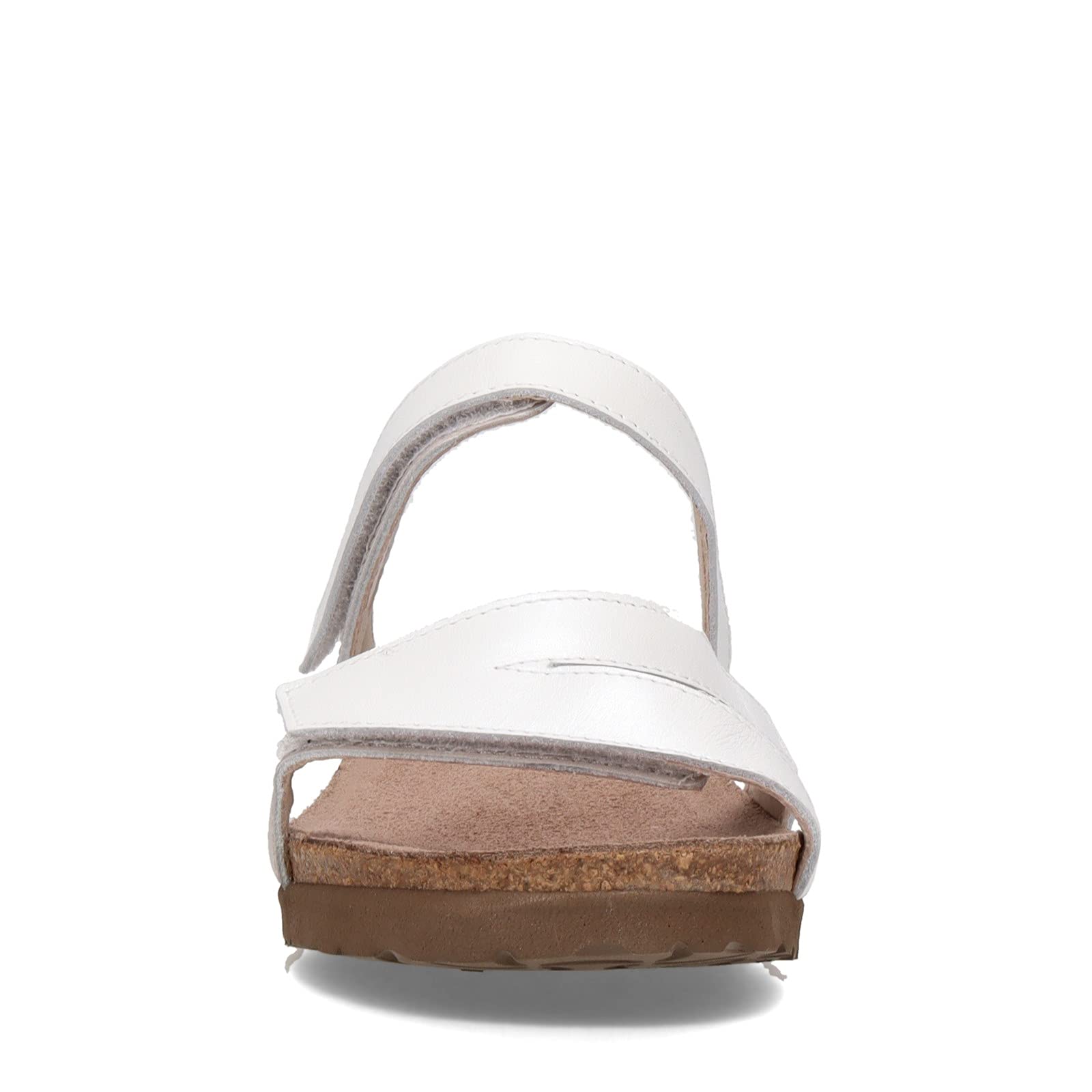 NAOT Women's Presley Slide Sandal - White Pearl/Quartz Leather - Comfortable Summer Slides for Women Size 4 W US - Perfect for Beach, Pool, and Casual Outings