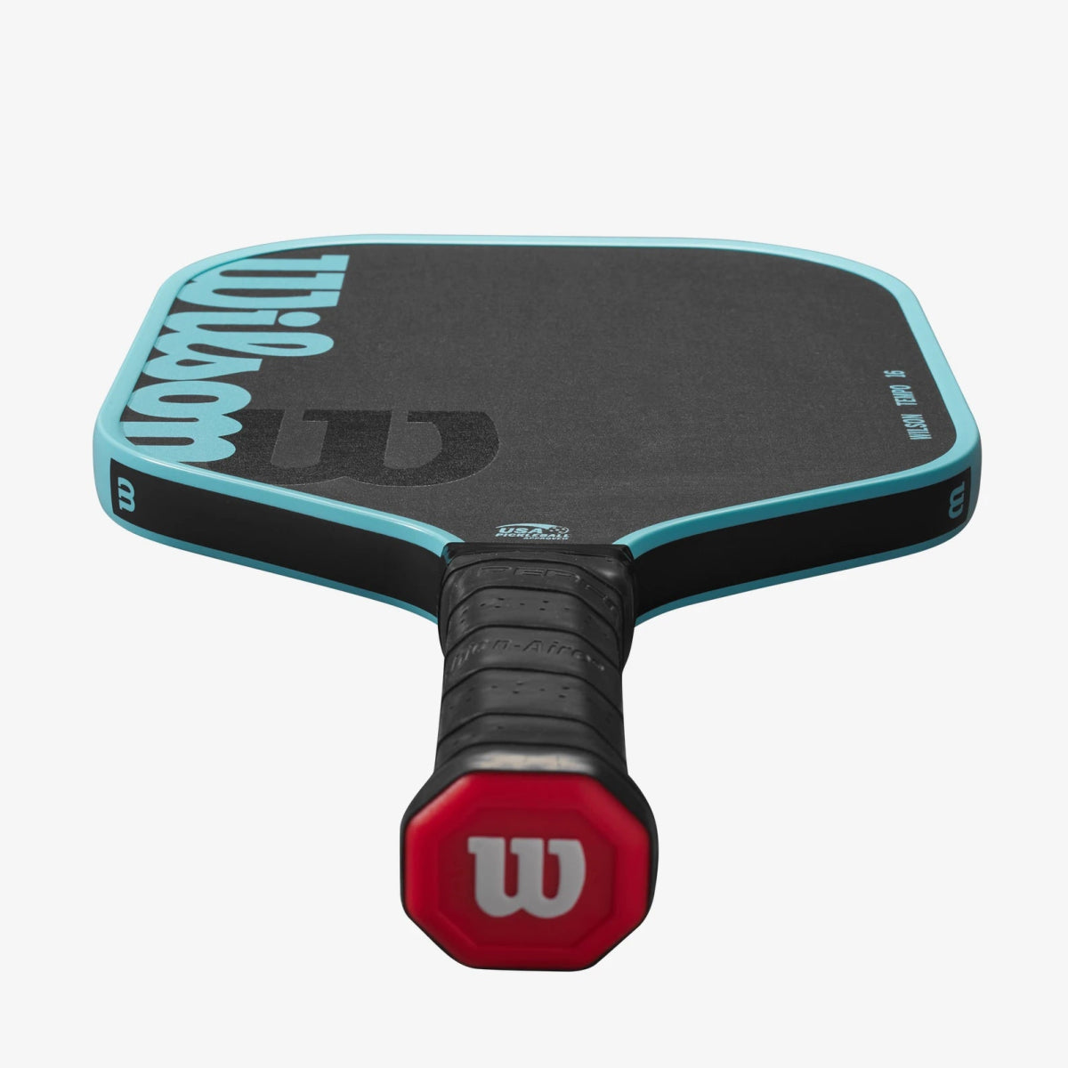 Wilson Tempo 16 Pickleball Paddle - Premium Graphite Face with Cushion Grip (Black/Blue) | Perfect for Recreational & Competitive Play, Indoor & Outdoor Courts