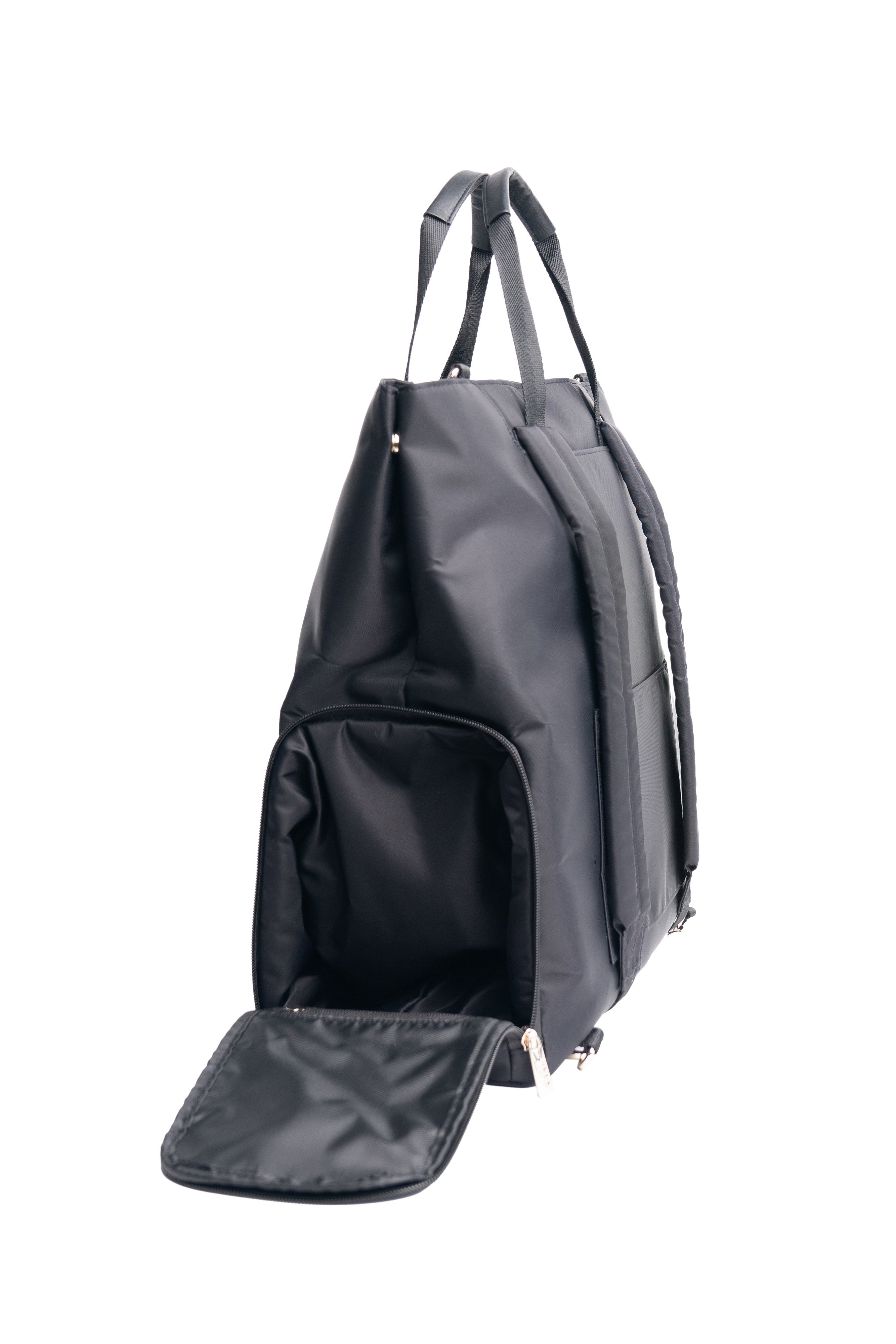 Premium Black Pumping Backpack - Hands-Free Breast Milk Storage Solution for Nursing Moms on the Go, Work, Travel & Outdoor Adventures