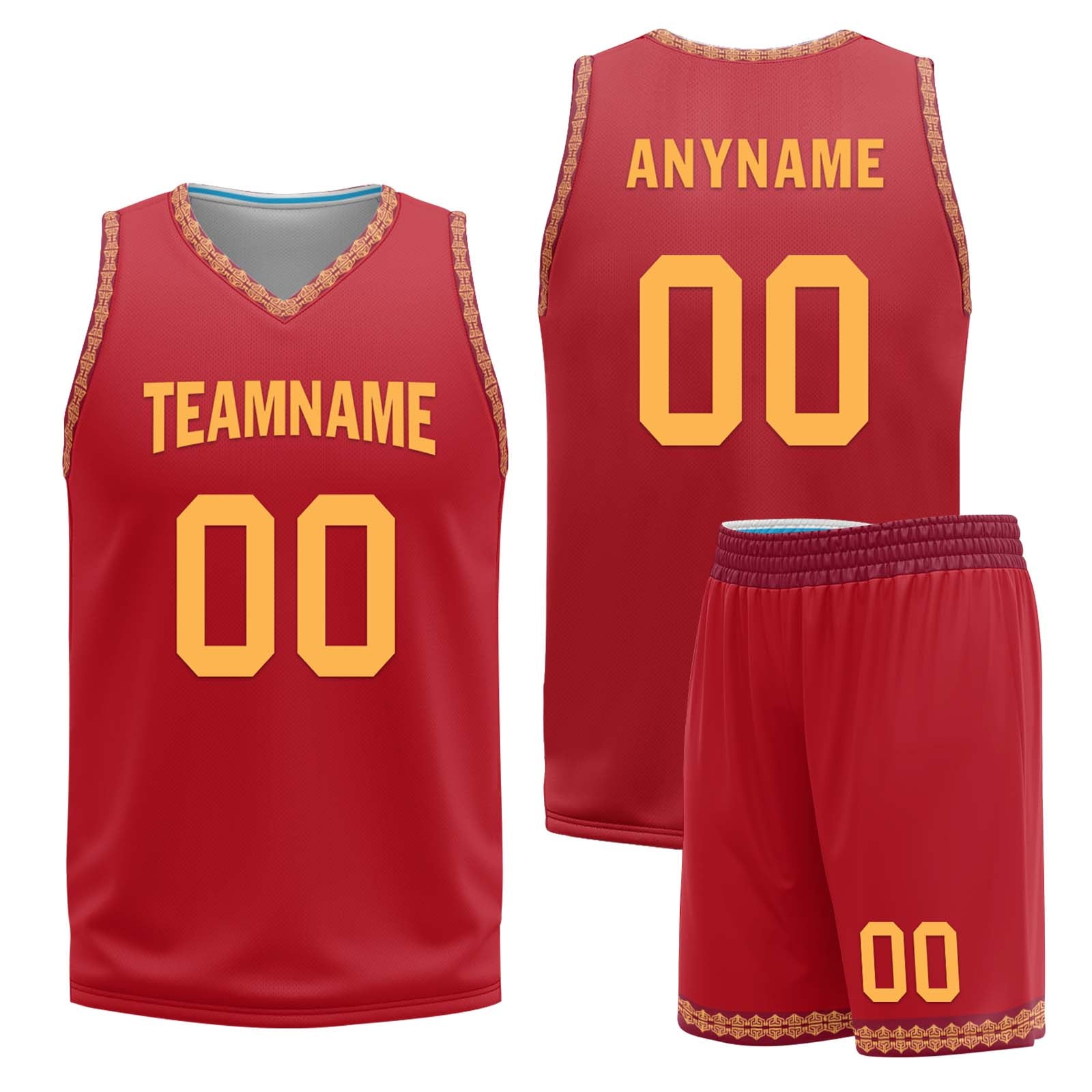 Custom Blue & Red Cleveland City Edition Reversible Basketball Jersey - Personalized NBA Sports Jersey BBJ01R D0610 with COOLMAX Fabric for Men & Women - Perfect for Games, Training, and Fan Support