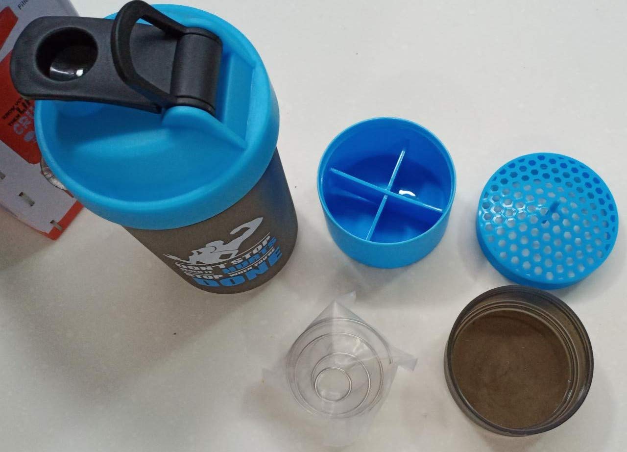 Premium Protein Shaker Bottle for Gym & Workout - Leak-Proof & Durable Fitness Water Bottle for Protein Shakes, Pre-Workout & Post-Workout Drinks - Ideal for Bodybuilding, Weightlifting & Sports Training