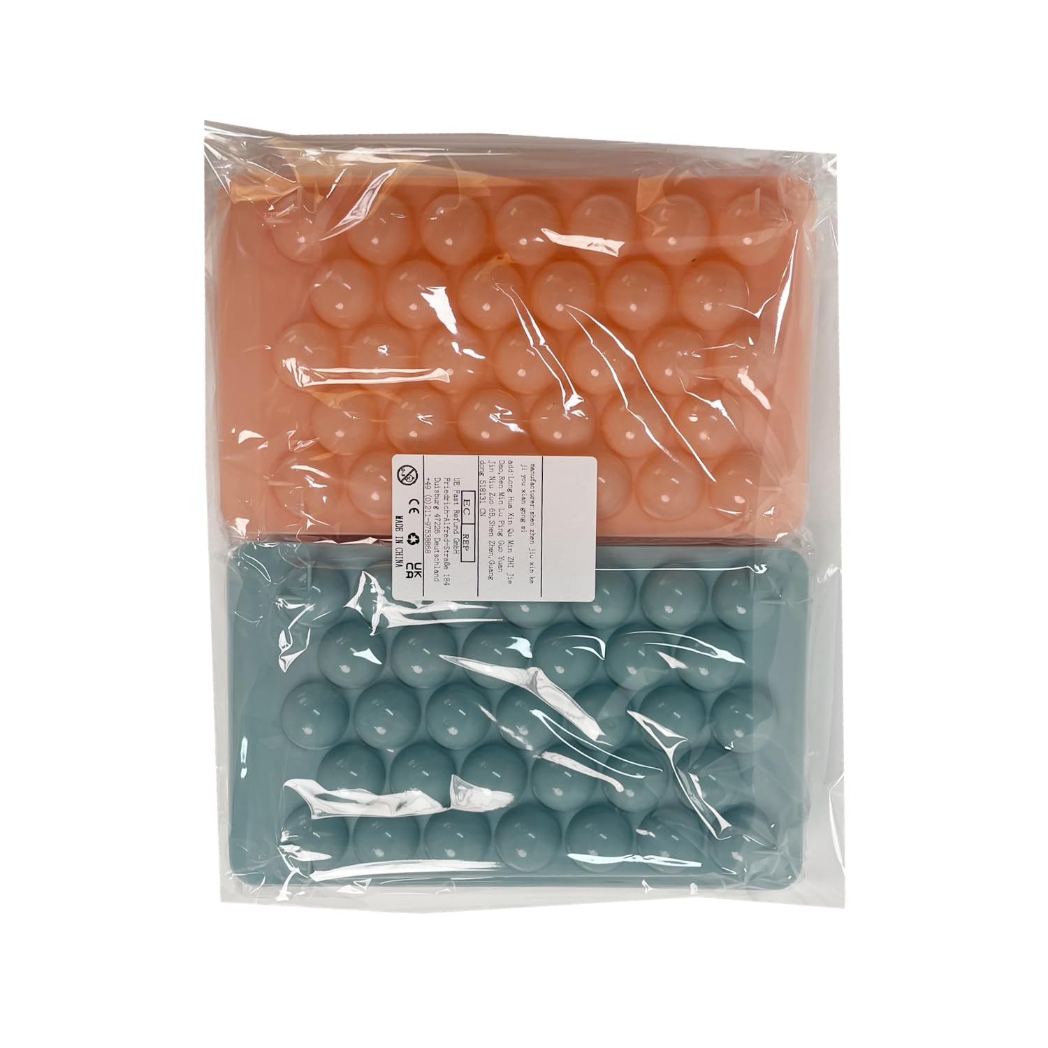 mciskin Mini Ice Cube Tray Balls - 2 Pack Round Ice Ball Maker Mold with Lid for Freezer | Perfect for Cocktails, Whiskey, Tea & Coffee | Ideal for Home Bars, Parties & Beverage Chilling