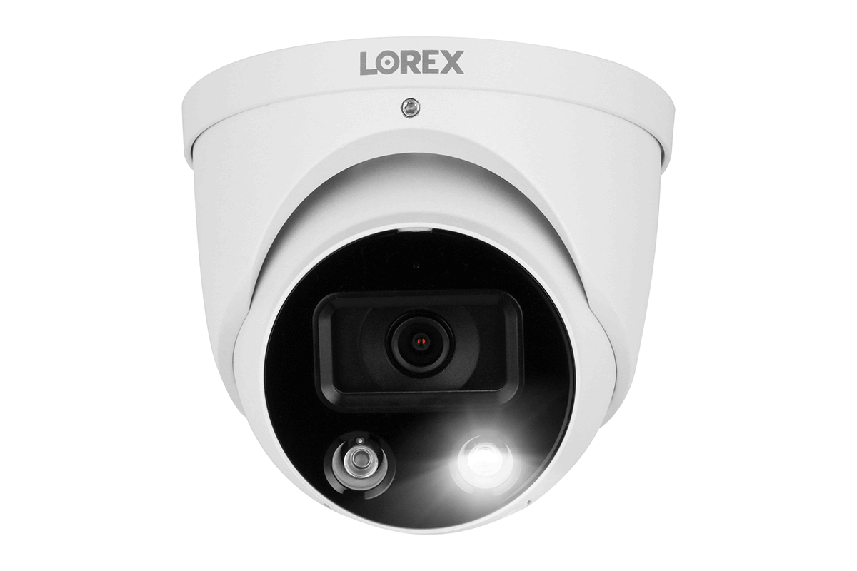 Lorex Fusion 4K 16-Channel Wired NVR Security System with 4TB HDD & Smart Dome Cameras - 2-Way Audio, Smart Deterrence Technology for Home & Business Surveillance