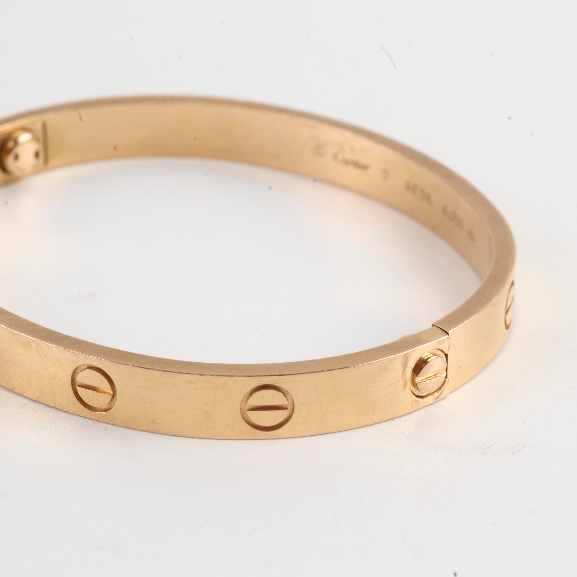 Cartier Love Bracelet 17 Size - 18K Pink Gold Luxury Jewelry for Women, Perfect for Anniversary Gifts & Special Occasions