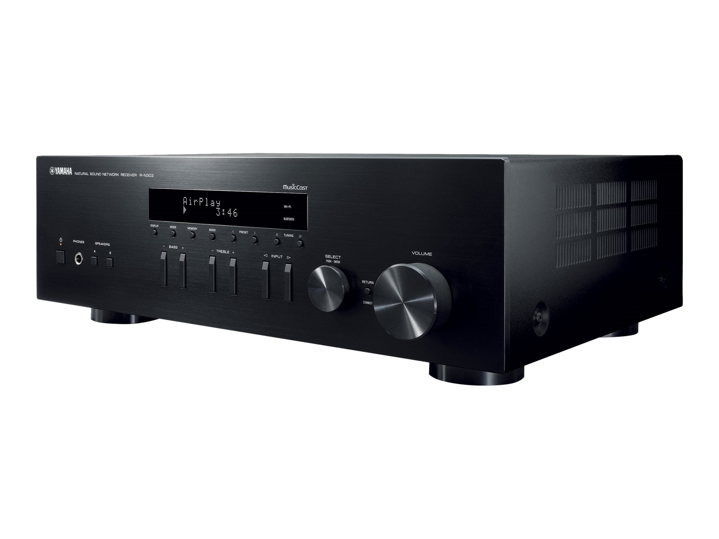 Yamaha R-N303 Stereo Integrated Amplifier - Hi-Fi Audio Receiver for Home Theater & Music Streaming | Perfect for Vinyl, CD & Wireless Audio Systems