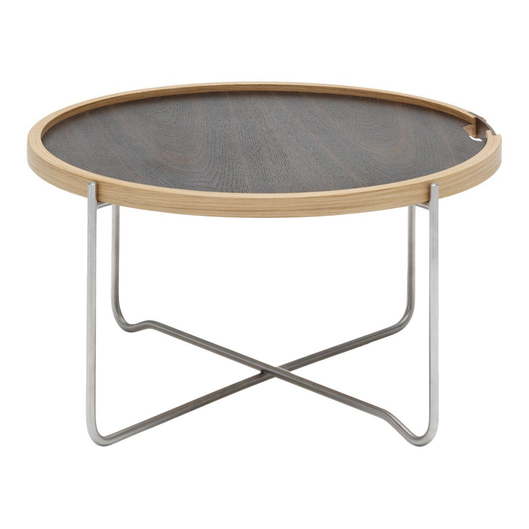 CH417 Adjustable Tray Table - Portable Bedside Laptop Desk with Cup Holder, Folding Legs for Home, Office, Dorm & Hospital Use - Perfect for Eating, Working, Reading in Bed or on Couch