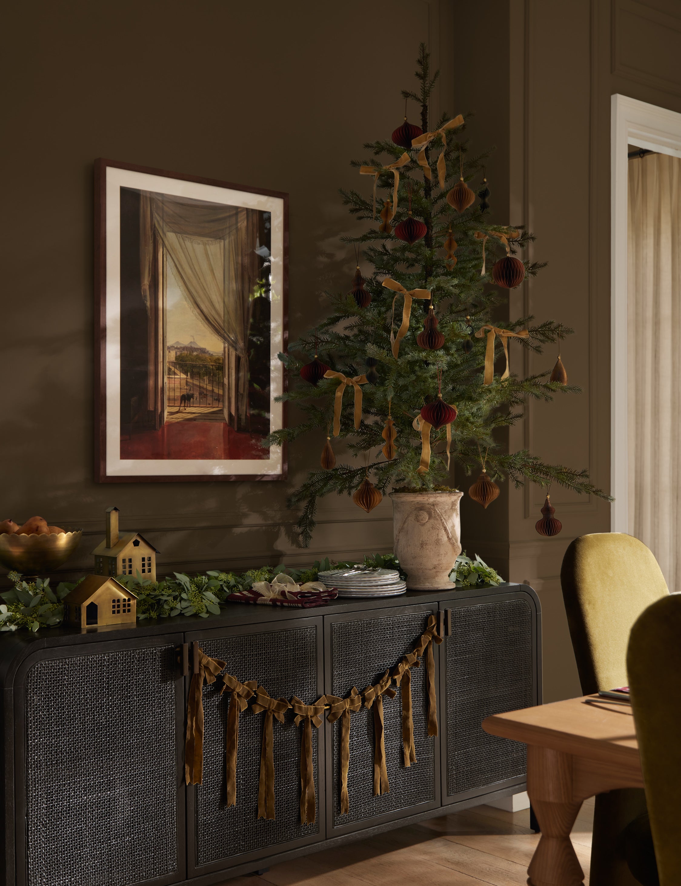 Realistic Artificial Pine Tree for Home & Office Decor - Perfect for Christmas, Holidays, and Year-Round Greenery