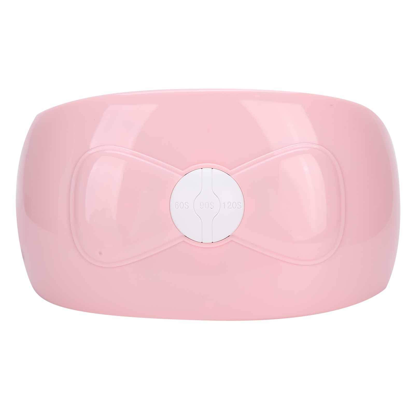 54W UV LED Nail Lamp - Professional Portable Gel Polish Curing Light for Nails, Fast Drying Nail Art Tool with LED Technology (Pink) | Perfect for Home Manicures, Salon Use & DIY Nail Designs