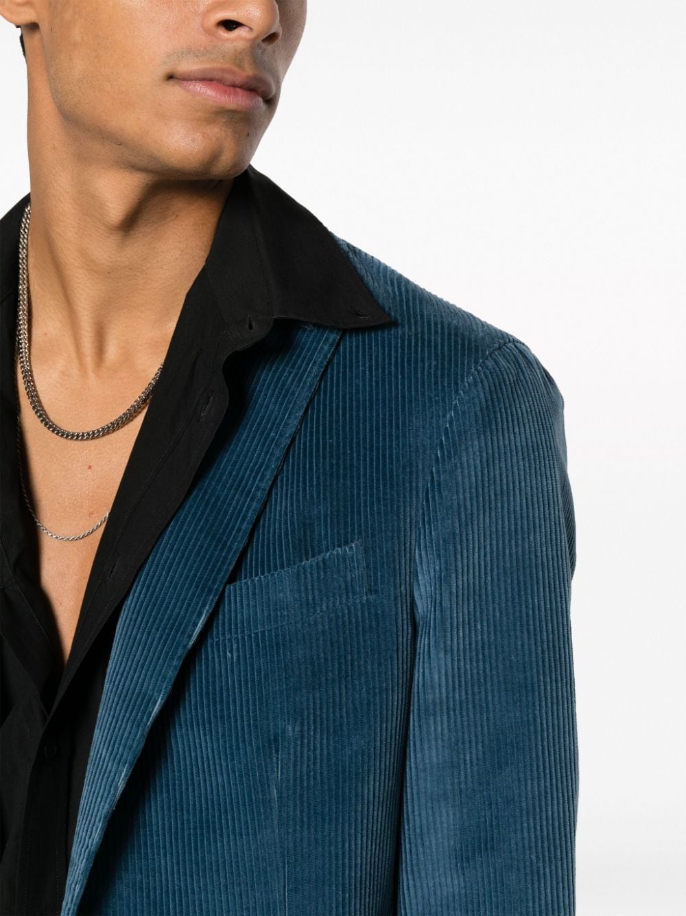 Boglioli Men's Blue Slim Fit Suit - Premium Italian Wool Business Attire for Weddings, Office & Formal Events
