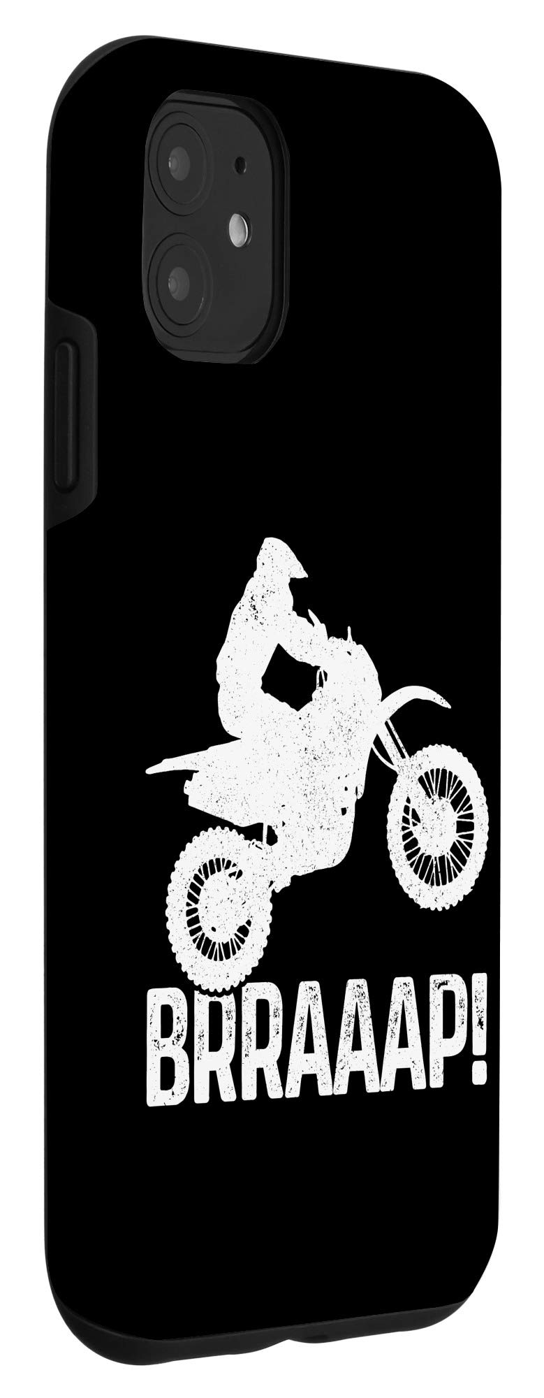 iPhone 11 Case - Braap Motocross Dirt Bike Enduro MX Funny Biker Gift - Perfect for Motorcycle Enthusiasts & Off-Road Adventures