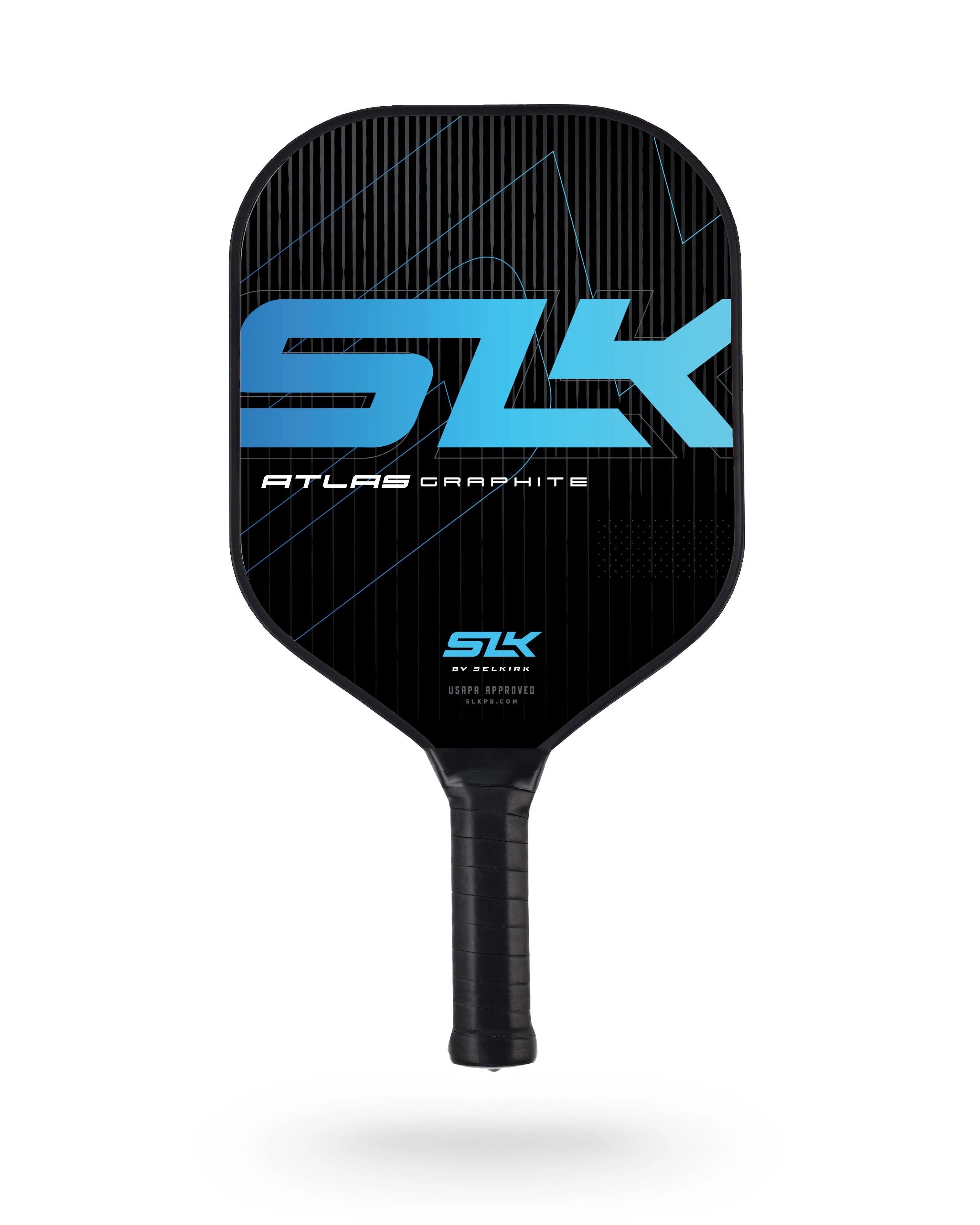 SLK Graphite Atlas Control Widebody Pickleball Paddle - Premium Carbon Fiber Paddle for Competitive Play & Recreational Games - Perfect for Tournaments, Backyard Fun & Club Play