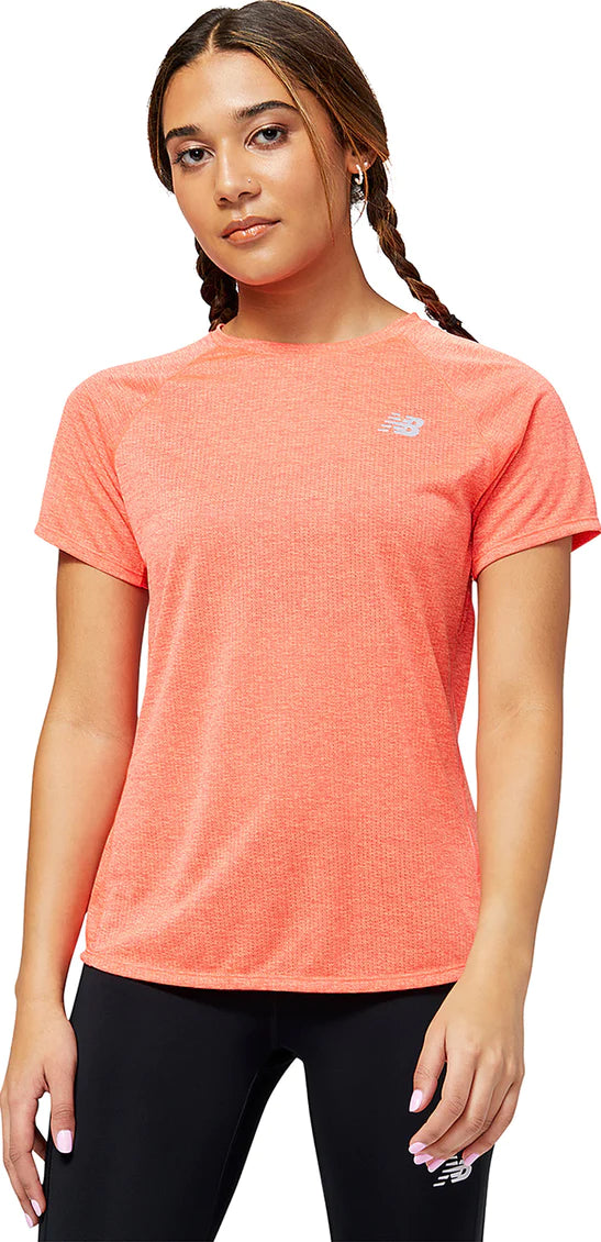 Women's New Balance Impact Short Sleeve T-Shirt - Lightweight Running & Workout Top for Gym, Yoga & Casual Wear