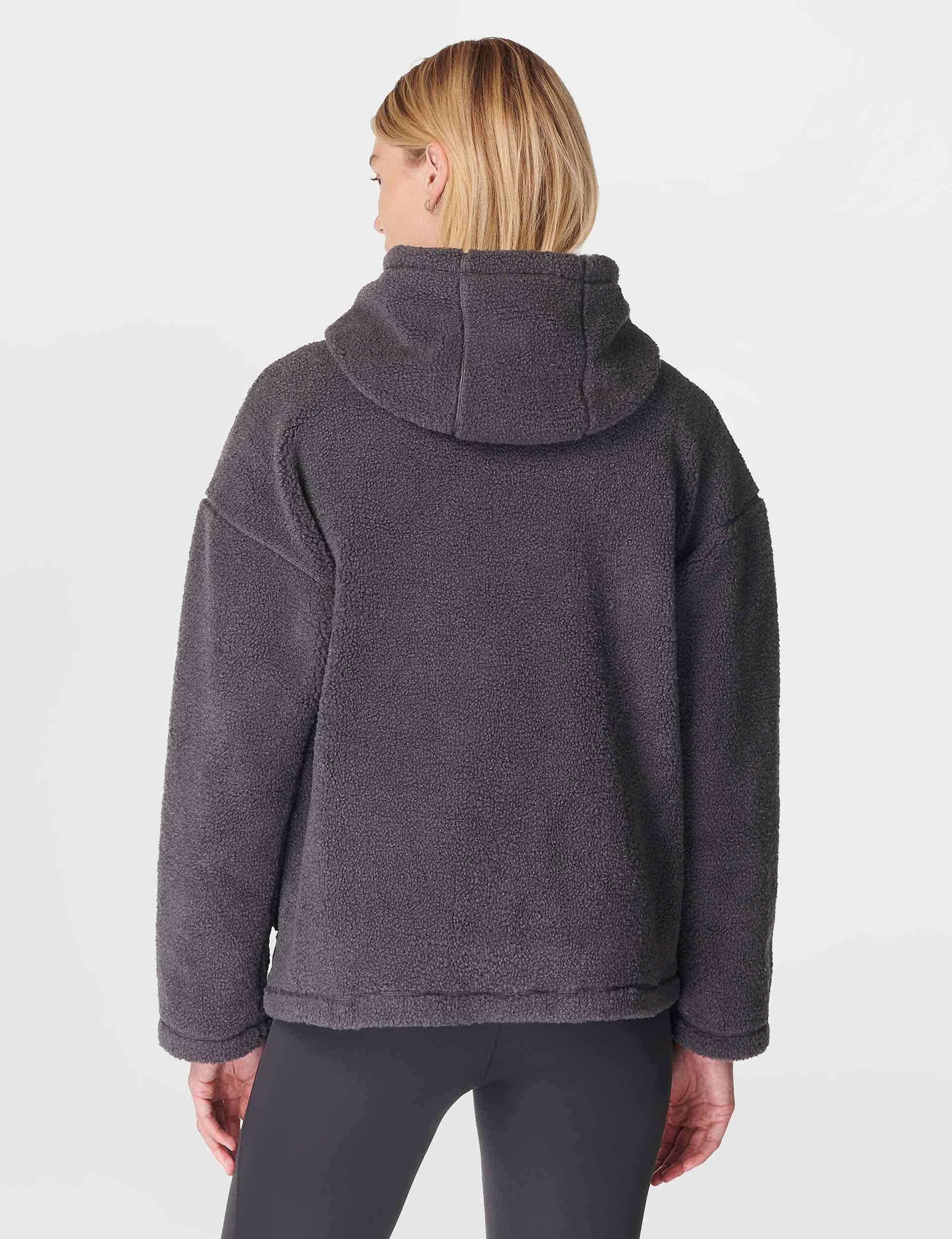 Soft Plush Textured Hoodie for Women & Men - Cozy Urban Grey Pullover Sweatshirt | Perfect for Casual Wear, Lounge & Outdoor Activities